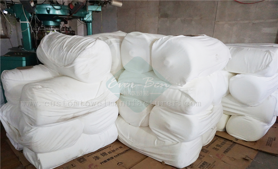 China Custom bulk White hair towel Producer